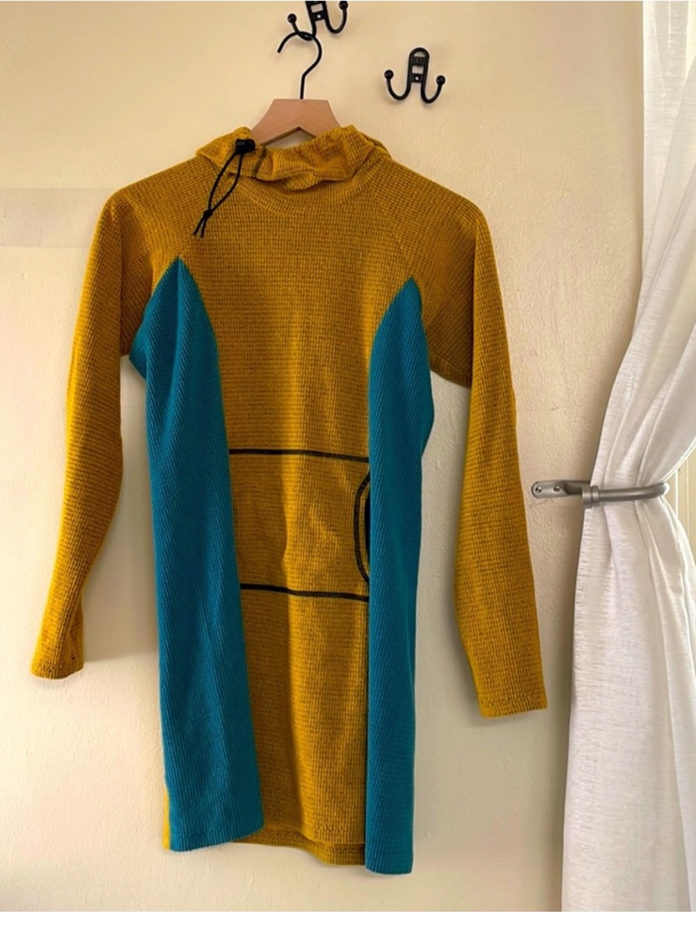 Melanzana dress yellow & Teal Melly
